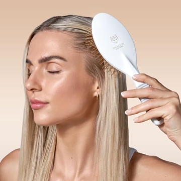 Gua Sha Hair Brush with Titanium Needles for Scalp Massage