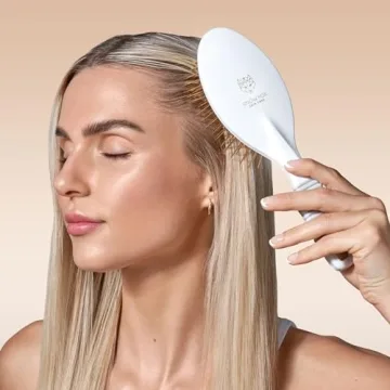 Gua Sha Hair Brush with Titanium Needles for Scalp Massage