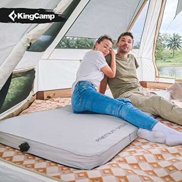 KingCamp Self Inflating Sleeping Pad for Ultimate Comfort