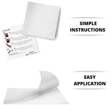 6 Pack- Sole Protector Stickers for High Heel Shoes - Clear 3M CL Christian Louboutin Red Bottoms - Compatible for All Heels - 6 Sheets for 3 Pair of Shoes - 5X5 INCH Sheets