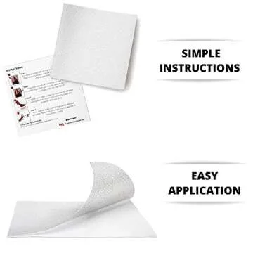 6 Pack- Sole Protector Stickers for High Heel Shoes - Clear 3M CL Christian Louboutin Red Bottoms - Compatible for All Heels - 6 Sheets for 3 Pair of Shoes - 5X5 INCH Sheets