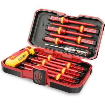 HURRICANE 1000V Insulated Electrician Screwdriver Set - 13-Piece Pro Set