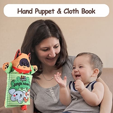 Animal Cloth Book Set for Babies – Interactive 6PCS Book