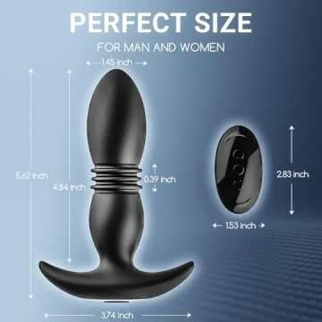 10 Modes Prostate Stimulator Waterproof Remote Control