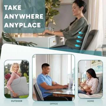 Ready Rocker Deluxe Slate | Ergonomic Back Support Rocker