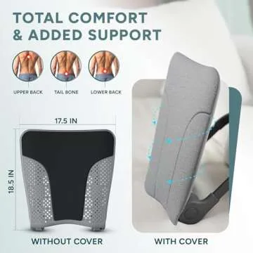 Ready Rocker Deluxe Slate | Ergonomic Back Support Rocker