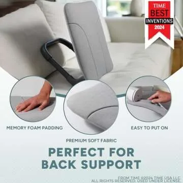 Ready Rocker Deluxe Slate | Ergonomic Back Support Rocker