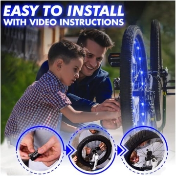 Activ Life LED Bike Wheel Lights for Kids & Adults