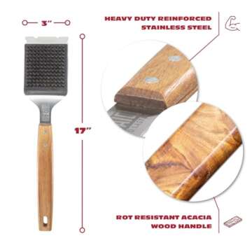 BBQ-Aid Grill Brush and Scraper – Premium BBQ Cleaning Tool