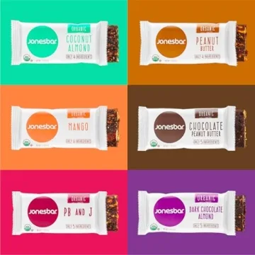 Jones Bar Variety Pack – Organic Vegan Snack Bar