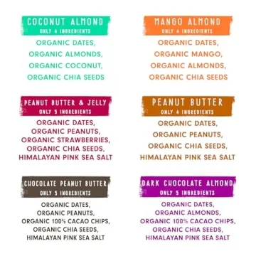 Jones Bar Variety Pack – Organic Vegan Snack Bar