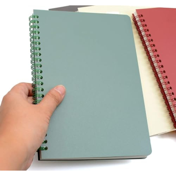 Yansanido Spiral Notebook Set - 4 A5 Durable Notebooks