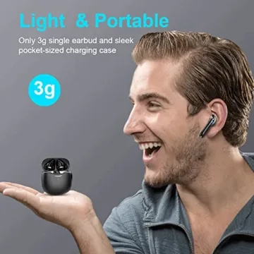 Bluetooth 5.3 Wireless Earbuds with Noise Cancelling