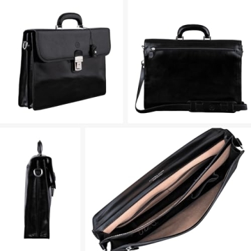 Maxwell Scott Men's Italian Leather Briefcase - Stylish & Durable