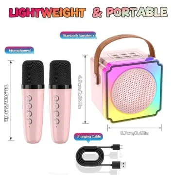 EFAILY Kids Karaoke Machine - Fun Portable Singing Toy