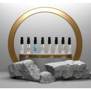 Men's Cologne Samples Fragrance Designer Perfume Sampler Set Most Popular Top Designer Brands Sample Vials Collection(12PCS)