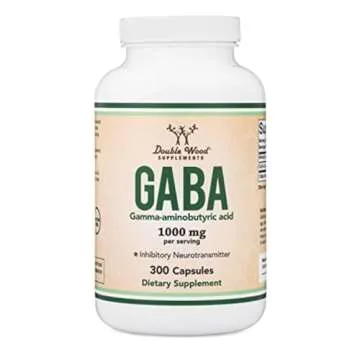 GABA Supplement for Relaxation & Sleep (300 Capsules)
