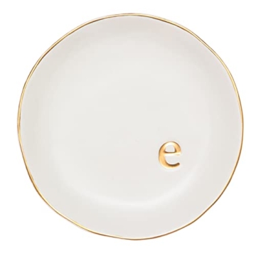 COLLECTIVE HOME - Ceramic Jewelry Tray, Decorative Trinket Dish for Rings Earrings Necklaces Bracele...