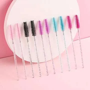 Tbestmax 1000 Disposable Colorful Mascara Wands