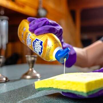 BAR KEEPERS FRIEND Soft Cleanser Liquid (26 oz - English/Spanish) - Multipurpose Cleaner & Rust Stain Remover for Stainless Steel, Porcelain, Ceramic Tile, Copper, Brass, and More (6)