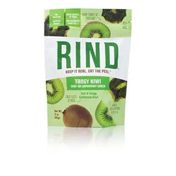 RIND Snacks Sun-Dried Skin-On Superfruit Snack Variety Pack, Tropical Blend, Orchard Blend, and Tangy Kiwi, High Fiber, No Sulfites, Antioxidants from Vitamin C, Gluten-Free, 3oz Pouch, Pack of 3