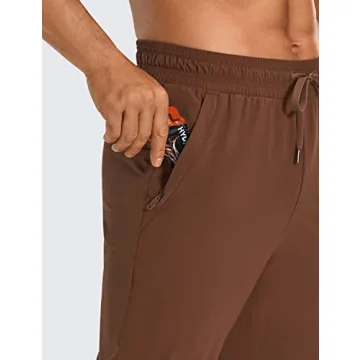 CRZ YOGA Men's Lightweight Workout Joggers with Pockets