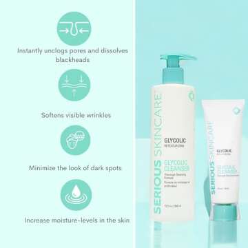 Serious Skincare Glycolic Cleanser - Deep Pore Purifying Face Wash