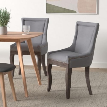 Kiztir Upholstered Dining Chairs Set of 6 for Elegant Dining
