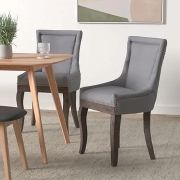 Kiztir Upholstered Dining Chairs Set of 6 for Elegant Dining
