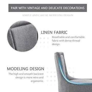 Kiztir Upholstered Dining Chairs Set of 6 for Elegant Dining