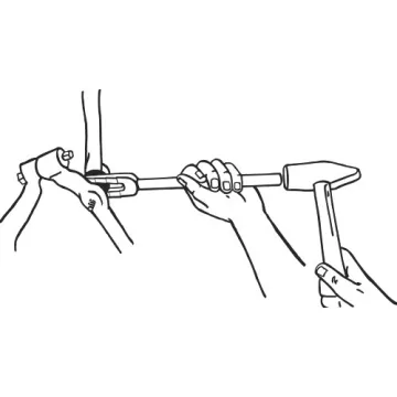 Lisle 18520 Tie Rod Separator - Versatile Heavy-Duty Tool