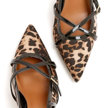 KaroNairy Stylish Leopard Print Kitten Heels for Women