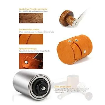 Portable Manual Coffee Grinder Set for Coffee Lovers