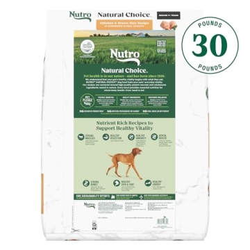 Nutro Natural Choice Senior Dog Food 30 lbs Quality Nutrition