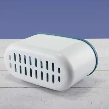 CHEOTIME Toilet Bowl Brush Holder Set, Toilet Brush Set Long Handle Soft Bristles Cleaning Brush Wall Hanging Toilet Brush Kit for Bathroom(Blue)