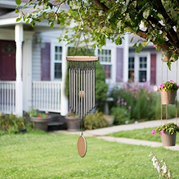 SuninYo Wind Chimes, 22 Tubes for Calm Melodies and Decor