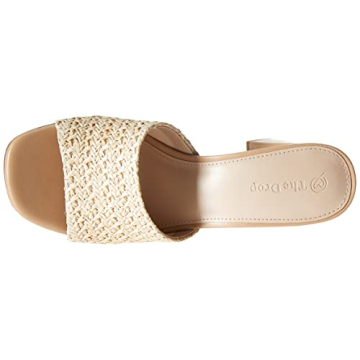 Women's High Block Heeled Mule Sandal Comfortable & Stylish