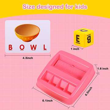 Fenikso Matching Letter Game for Kids 3-8 Years Old