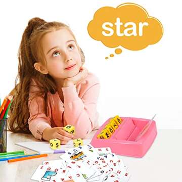 Fenikso Matching Letter Game for Kids 3-8 Years Old