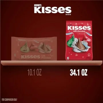 HERSHEY'S KISSES Milk Chocolate Bulk Christmas Candy
