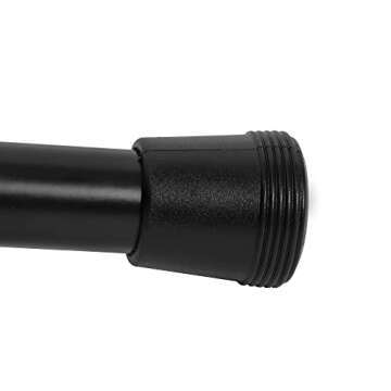 On-Stage MS7700B Tripod-Base Mic Stand (Setup for Vocal and Instrument Microphones, Adjustable Height, 5/8″-27 Threading, Portable, Folding, Nonslip Rubber Feet, Cable Clip, Steel, Black)