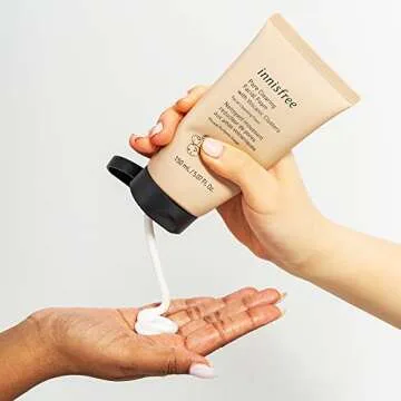 innisfree Volcanic BHA Pore Cleansing Foam with Salicylic Acid, Sulfate Free, Exfoliating Korean Cleansing Foam