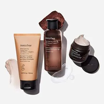 innisfree Volcanic BHA Pore Cleansing Foam with Salicylic Acid, Sulfate Free, Exfoliating Korean Cleansing Foam