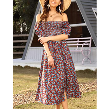 KOJOOIN Women's Maxi Dress for Summer Events