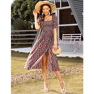 KOJOOIN Women's Maxi Dress for Summer Events