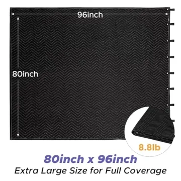 Starfavor Large Soundproof Blankets Noise Reduction Light Blocking