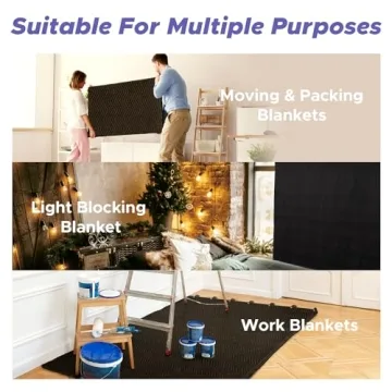 Starfavor Large Soundproof Blankets Noise Reduction Light Blocking