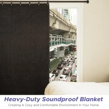 Starfavor Large Soundproof Blankets Noise Reduction Light Blocking