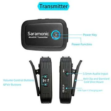 Saramonic Blink500 Wireless Microphone System for Creators