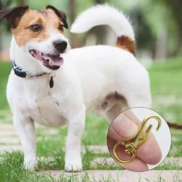 Durable Gold Metal Swivel Lanyard Snap Hook Clasp